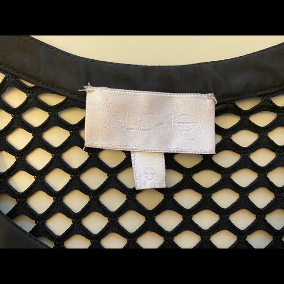 Alexis small dress black gold stretch summer mesh - Picture 4 of 6